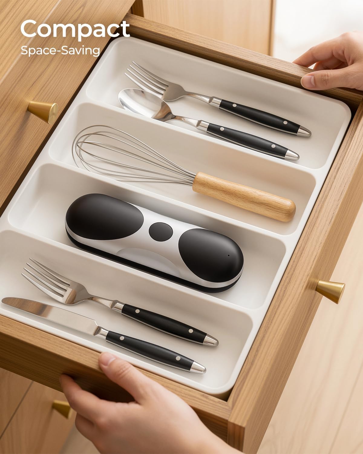 Electric Can Opener, Automatic Can Opener, One-Touch to Open Cans
