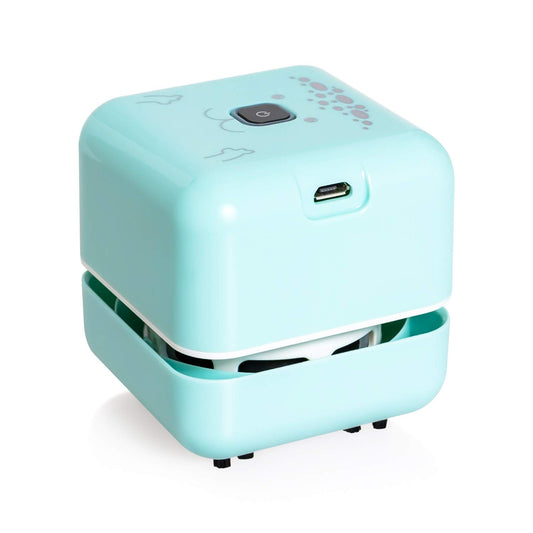 White Elephant Gifts, Mini Desk Vacuum Cleaner, Rechargeable Desktop Vacuum Sweeper