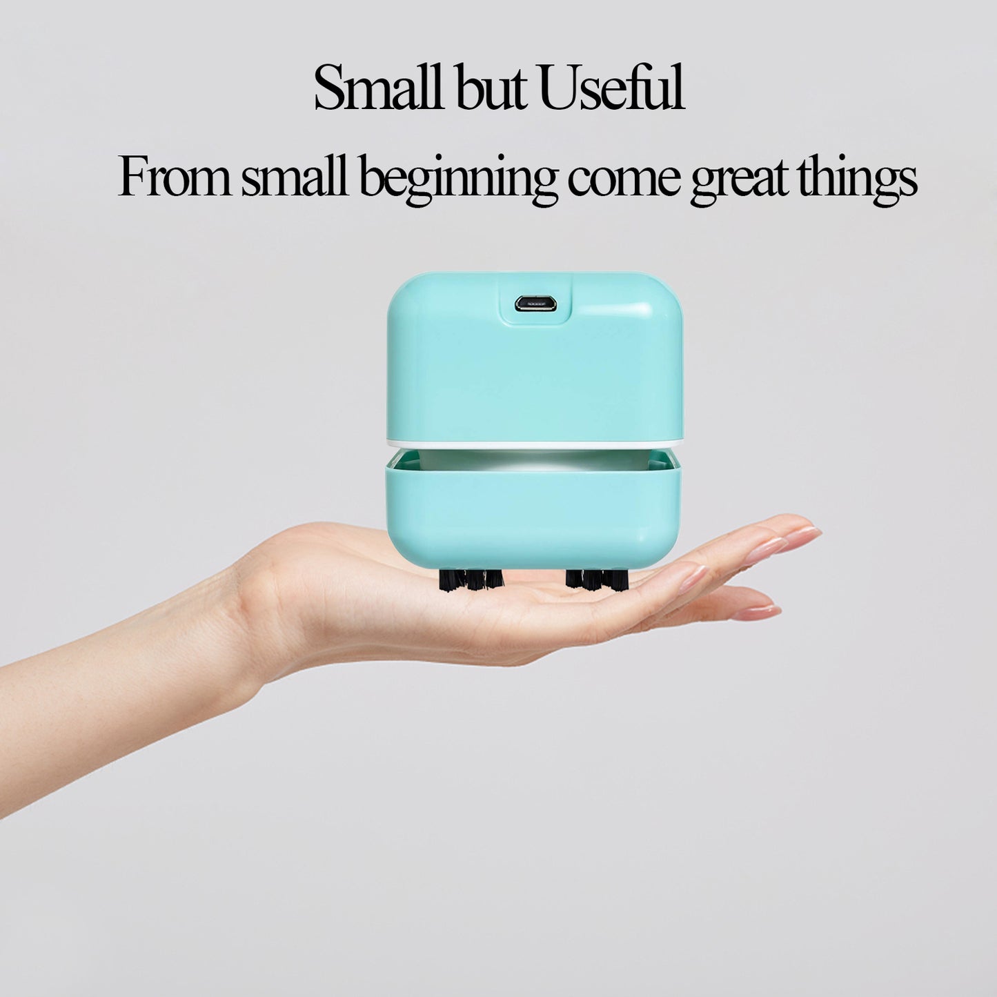 White Elephant Gifts, Mini Desk Vacuum Cleaner, Rechargeable Desktop Vacuum Sweeper