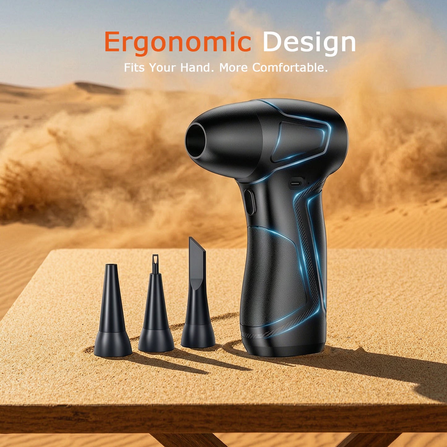 Electric Air Duster – Powerful Airflow for Dust & Debris Removal