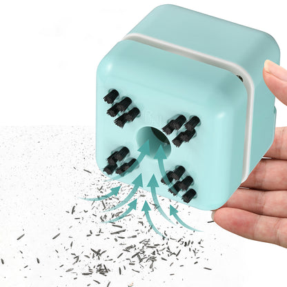 Mini Desk Cleaner – Desktop Vacuum for Keyboard Office Perfect White Elephant Gift