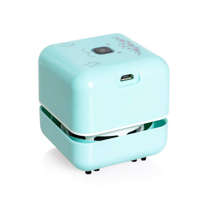 Mini Desk Cleaner – Desktop Vacuum for Keyboard Office Perfect White Elephant Gift